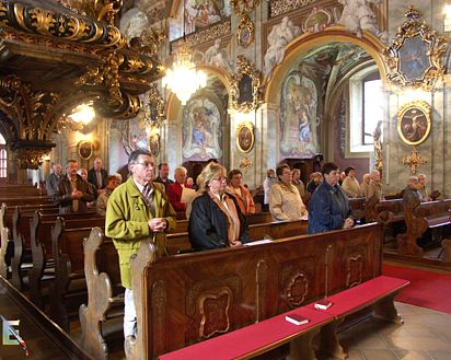 Hl. Messe in der Prachtvollen Barockkirche im Stift Vorau
