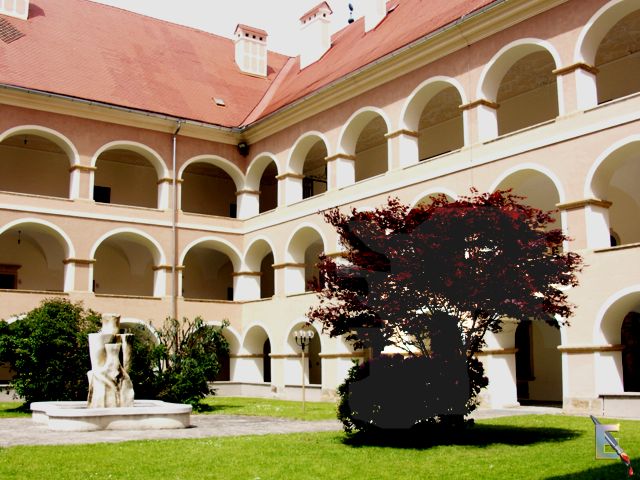 Der Innenhof des Stiftes